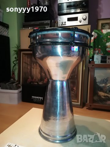 ГОЛЯМА ИНОКСОВА ТАРАМБУКА 40Х22СМ 1011221948, снимка 2 - Ударни инструменти - 38629532