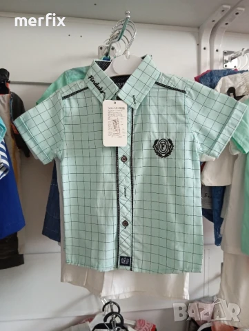 Риза с къс ръкав 