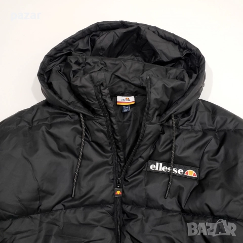 ELLESSE Оригинално Дамско Късо Пухено Яке Грейка с Качулка L-XL, снимка 6 - Якета - 51944829