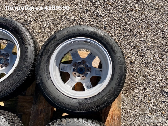 Алуминиеви джанти 15цола 5x112+ЗИМНИ ГУМИ Goodyear 195/65/15 за Vw,Audi,Skoda,Seat, снимка 14 - Гуми и джанти - 52258753