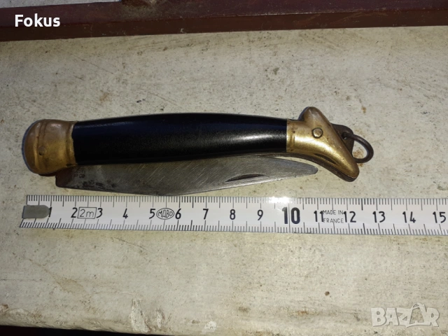 Стар джобен нож дамско краче Петко Денев Габрово, снимка 7 - Антикварни и старинни предмети - 53267162