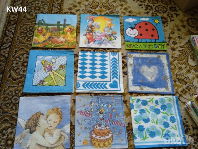 Стара колекция от салфетки , снимка 3 - Колекции - 43695695