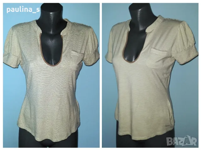 Три броя / Маркова блуза с къс ръкав "Street one", "Mexx", "uno due.." / универсален размер , снимка 9 - Тениски - 26991248