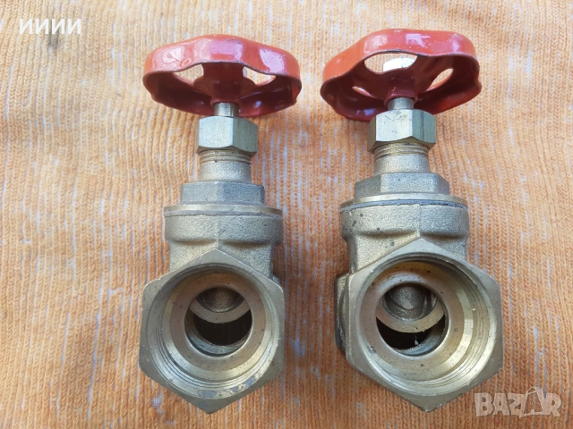 Спирателен кран 1 цол 2 бр, снимка 2 - ВИК - 53365452