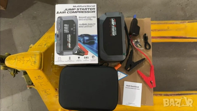 Комбиниран Jump Starter (бичѐ), 12000 mAh, Power Bank, 150 PSI компресор и LED фенер , снимка 11 - Аксесоари и консумативи - 53179776
