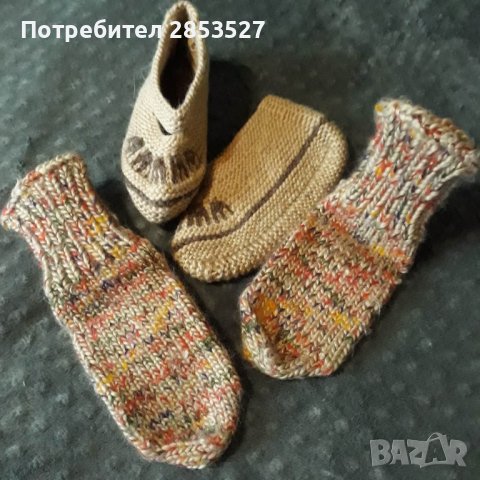 Детски Лот/вълнено плетиво, снимка 1 - Чорапи - 39560472