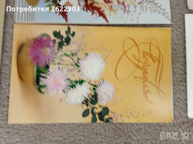 Руски поздравителни картички, снимка 10 - Колекции - 52413797