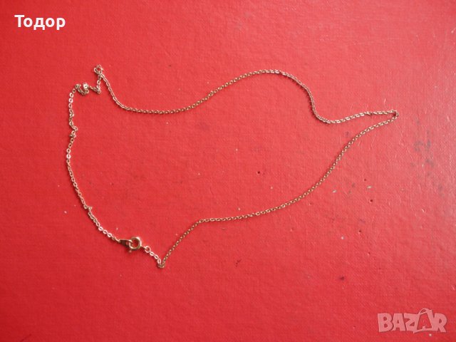 Страхотна американска позлатена верижка NS, снимка 5 - Колиета, медальони, синджири - 40428306