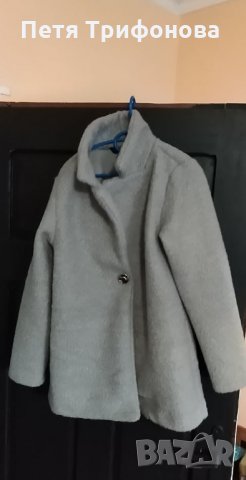 НАЛИЧНИ Сиво преходно палто сако с кашмир внос от Англия  М размер, снимка 5 - Палта, манта - 26755446