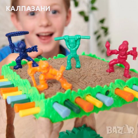 SM Игра Джунгла с кинетичен пясък Sink N' Sand 6065695, снимка 6 - Игри и пъзели - 38821341