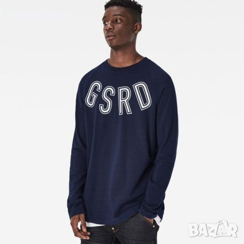 g-star islev r t l/s - страхотна мъжка блуза КАТО НОВА ХЛ