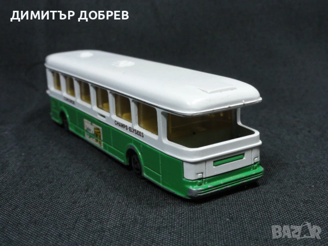 СТАРА РЕТРО МЕТАЛНА КОЛИЧКА АВТОБУС SAVIEM MAJORETTE FRANCE, снимка 3 - Колекции - 53424244