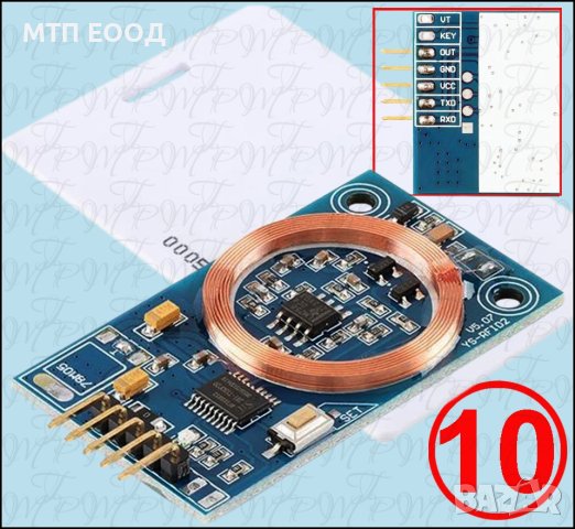 Контрол на достъпа, отваряне, достъп с чип, карта, RFID, снимка 6 - Друга електроника - 36906264