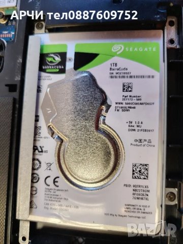 Laptop Lenovo G50-30 80G0 HDD Segate 1TB BarraCuda памет Samsung 4GB 2015 год за части, снимка 3 - Лаптопи за дома - 50078607