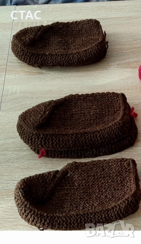 Вълнени чорапи- и нови терлици от100%вълна, снимка 5 - Дамски чорапи - 49160070