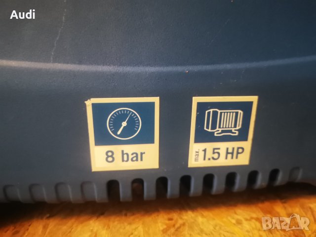 Компактен лесно преносим компресор за автомобил Scheppach 1.1kW 8bar Max 3750об./мин. 1.5Н/P Дебит 1, снимка 5 - Аксесоари и консумативи - 37347691