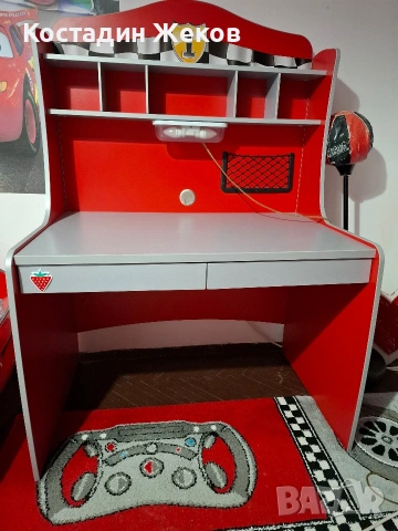 Продавам Детско легло с матрака и Детско бюро. , снимка 6 - Мебели за детската стая - 53395694