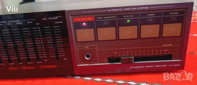 Fisher CA-M700, снимка 3 - Ресийвъри, усилватели, смесителни пултове - 50294426