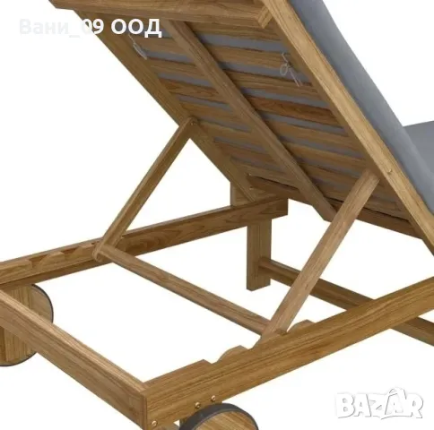 Висококачествен шезлонг от акациева дървесина , снимка 5 - Градински мебели, декорация  - 49732573
