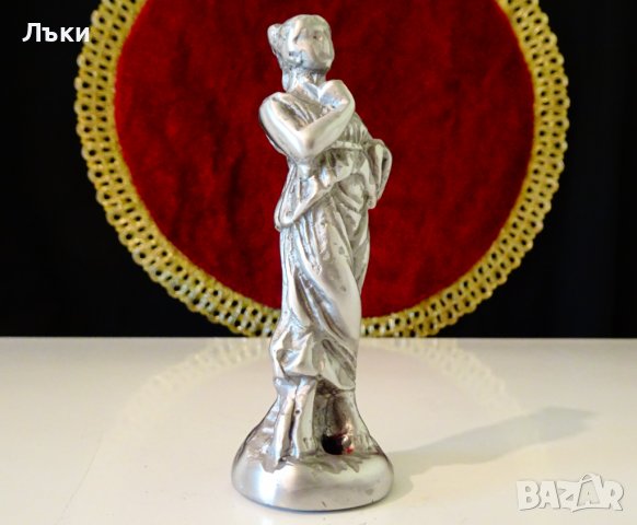 Статуетка,фигура Дама от калай 300 гр. , снимка 3 - Статуетки - 37998320