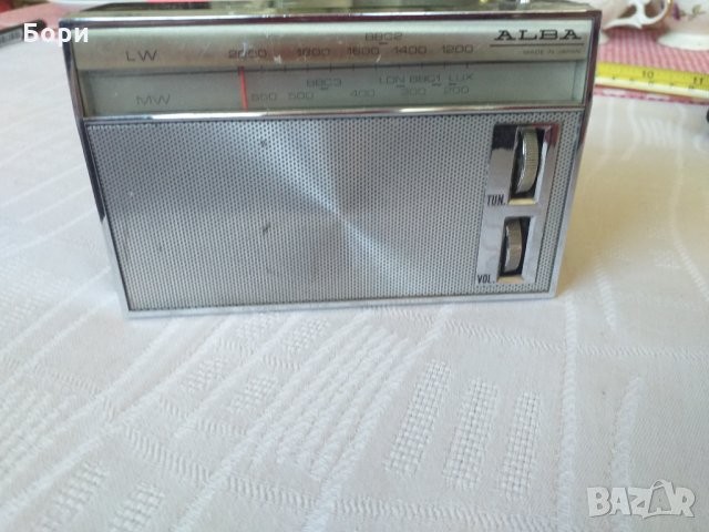 ALBA Радио 1962г  made in Japan, снимка 2 - Радиокасетофони, транзистори - 33680538
