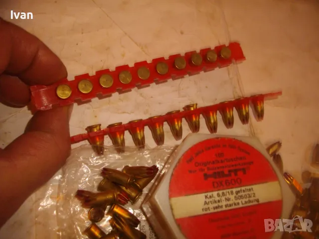 КАПСИ ЗА ПИСТОЛЕТ ПУШКА ЗА БЪРЗ ДИРЕКТЕН МОНТАЖ HILTI DX 600N КАПСОВ ЗАРЯД ЗА БЕТОН И МЕТАЛ, снимка 14 - Други инструменти - 48201398