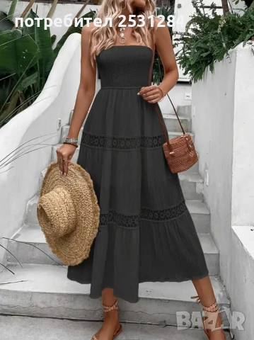 Нови рокли, нова рокля , бохо рокля , рокля с дълъг ръкав, снимка 5 - Рокли - 50914778