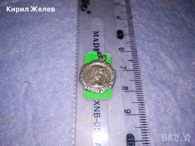 СТАРИННА СРЕБЪРНА КАТОЛИЧЕСКА ИКОНКА МАЙСТОРСКА ИЗРАБОТКА РЕЛИГИОЗЕН МЕДАЛЬОН 24660, снимка 10 - Антикварни и старинни предмети - 39376125