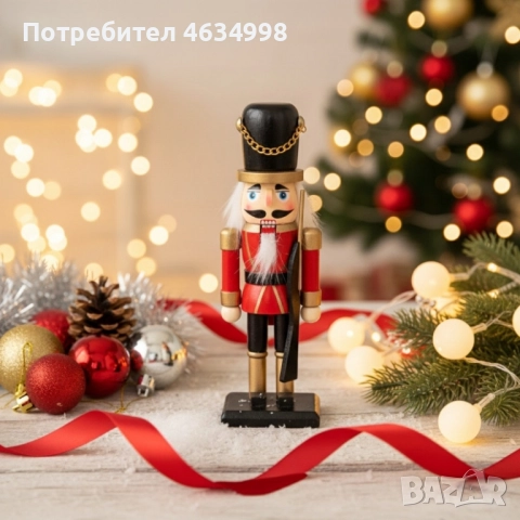 Дървена Коледна фигурка – Малък детайл, голям празничен уют, снимка 3 - Декорация за дома - 52581004