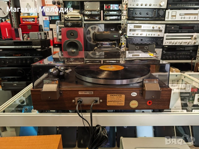 Грамофон Pioneer PL-120 с чисто нова игла! В отлично техническо и визуално състояние., снимка 17 - Грамофони - 51377185