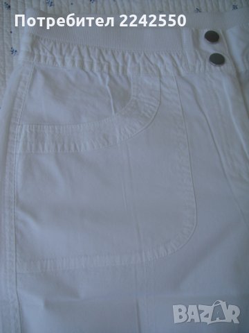Нов - дамски летен 7/8 памучен панталон - М размер , снимка 4 - Панталони - 28684098