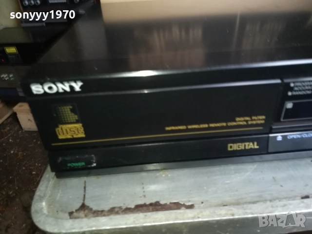 SONY CDP-M30 CD PLAYER-MADE IN JAPAN-ВЧЕРА ВНОС ОТ SWISS 0711251726LCHERY2, снимка 13 - Декове - 52334747