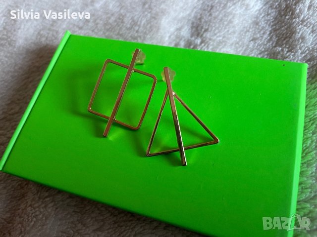 Обици в златисто, снимка 2 - Обеци - 44129701