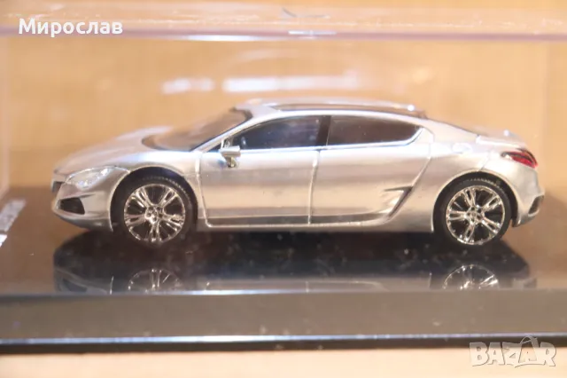 1:43 NOREV PEUGEOT RC HYBRID 4 КОЛИЧКА ИГРАЧКА МОДЕЛ, снимка 9 - Колекции - 49742697