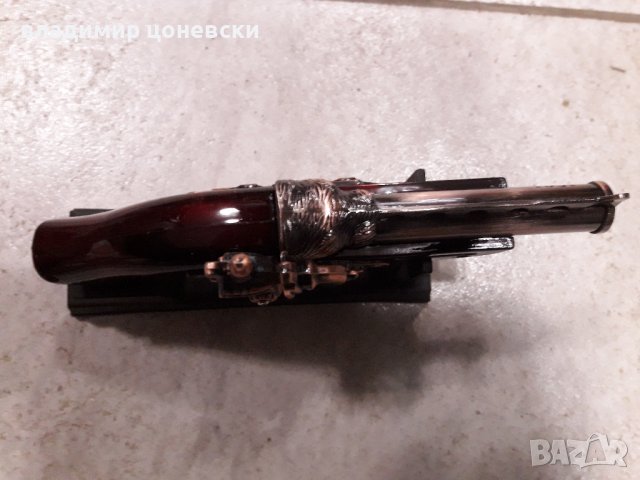 Малък кремъчен,капсулен пистолет,пищов,оръжие, снимка 3 - Колекции - 39601198