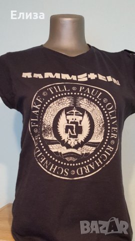 Оригинална дамска тениска на Rammstein, снимка 1 - Тениски - 33443178