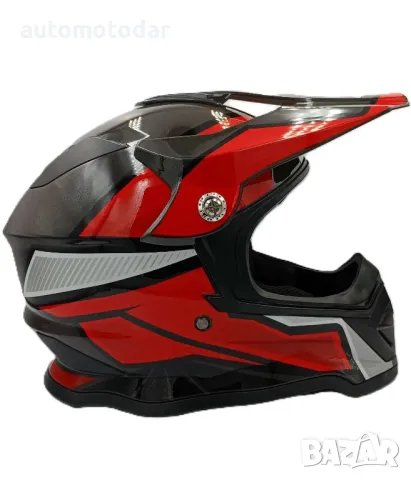 Детска каска мотокрос ендуро атв с визьор, снимка 3 - Аксесоари и консумативи - 49910452