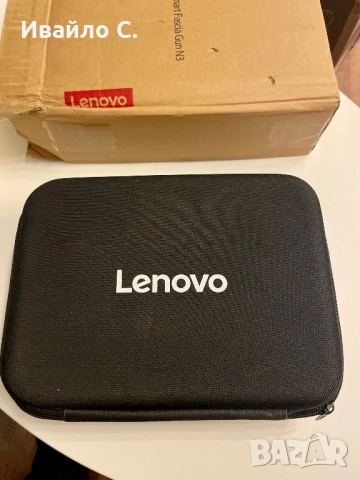 Масажен пистолет Lenovo | Дълбокотъканен масаж | 8 накрайника | Безжичен, снимка 4 - Друга електроника - 52315101