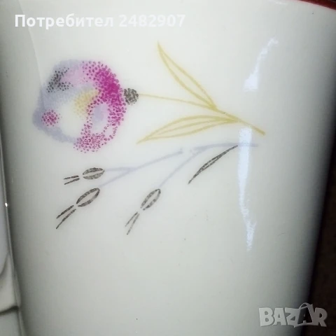 Комплект ретро чашки за кафе - 2 броя, снимка 4 - Чаши - 51382586