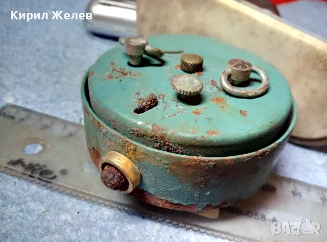 SLAVA 11 JEWELS MADE in USSR Стар КОЛЕКЦИОНЕРСКИ РУСКИ МЕХАНИЧЕН БУДИЛНИК СЛАВА 44036, снимка 8 - Антикварни и старинни предмети - 47694997