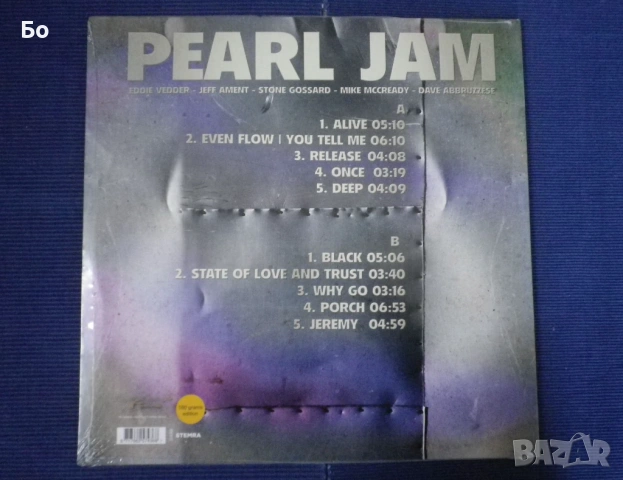 грамофонни плочи Pearl Jam, снимка 5 - Грамофонни плочи - 30446513
