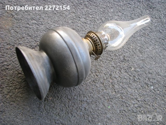 Газена лампа-19 век, снимка 2 - Антикварни и старинни предмети - 28604088