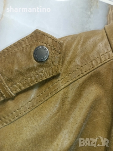 Tom Tailor кожено яке M/S - 75 лв, снимка 3 - Якета - 51979000