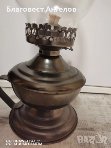 Метална газена лампа , снимка 3 - Антикварни и старинни предмети - 52775733