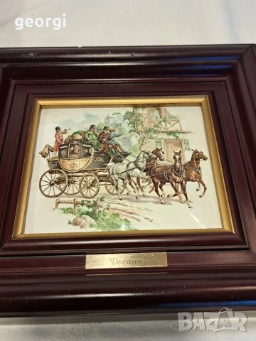 картина върху медна плака "Четири сезона" четириптих 1/3, снимка 4 - Картини - 47586506