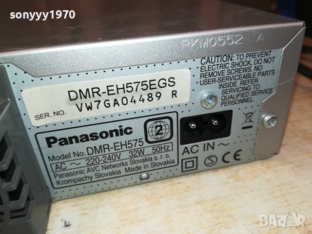 PANASONIC HDD//DVD RECORDER 2012230823, снимка 8 - Плейъри, домашно кино, прожектори - 43483589