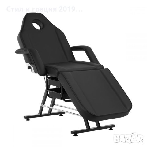 Фиксирана кушетка Sillon 180 х 60/85 х 68 см - бяла/черна, снимка 6 - Кушетки - 43848531