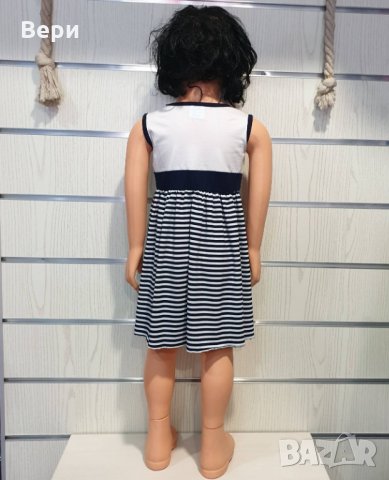 Нова детска моряшка рокличка с висока талия, 12-18 месеца, снимка 11 - Бебешки рокли - 29039761