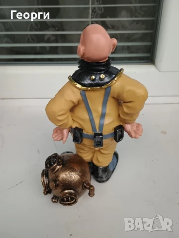 Статуетка водолаз, снимка 3 - Декорация за дома - 51201804