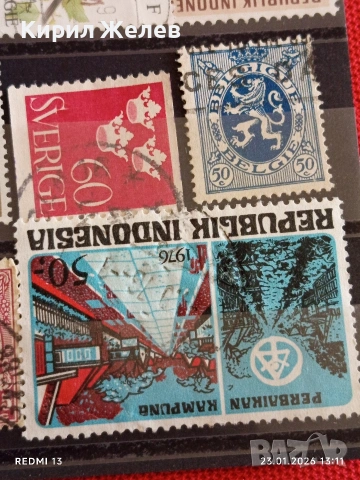 Стари пощенски марки от цял свят смесени БЕЛГИЯ,НОВА ЗЕЛАНДИЯ, ШВЕЦИЯ за КОЛЕКЦИЯ 51609, снимка 8 - Филателия - 53199324